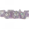 Shop All*FanRoll LIC607 Icy Opal Purple Dice - Miniature Marvels: Airplane Models & Painted Dice