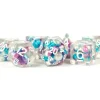 Shop All*FanRoll LIC693 Purple & Teal Pearl Beads w/ White Numbers - Miniature Marvels: Airplane Models & Painted Dice