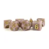 Shop All*FanRoll LIC781 Sharp Edge Silicone Rubber Dice Set: Volcanic Soot - Miniature Marvels: Airplane Models & Painted Dice