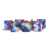 Shop All*FanRoll LIC784 Sharp Edge Silicone Rubber Dice Set: Rainbow - Miniature Marvels: Airplane Models & Painted Dice