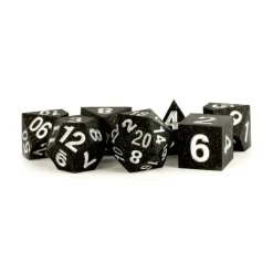 Shop All*FanRoll LIC780 Sharp Edge Silicone Rubber Dice Set: Gold Scatter - Miniature Marvels: Airplane Models & Painted Dice