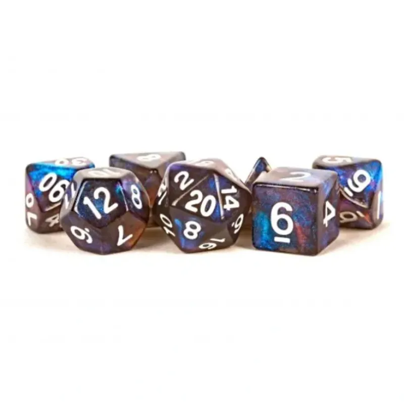 Shop All*FanRoll LIC175 Stardust Galaxy Dice - Miniature Marvels: Airplane Models & Painted Dice