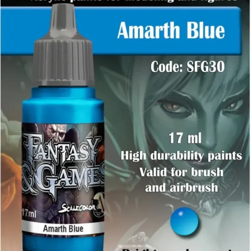 Paint<Fantasy & Games: Amarth Blue S75 SFG-30 - Miniature Marvels: Airplane Models & Painted Dice