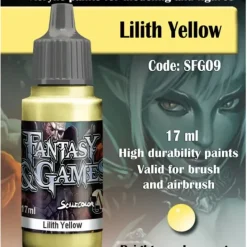 Paint<Fantasy & Games: Lilith Yellow S75 SFG-09 - Miniature Marvels: Airplane Models & Painted Dice