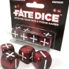 Dice<Fate Core RPG: Fate Dice - Infernal (4) EHP 9021 - Miniature Marvels: Airplane Models & Painted Dice