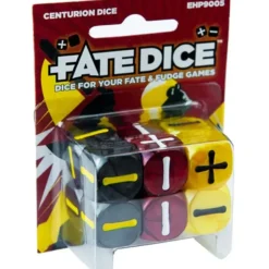 Dice<Fate Core RPG: Fate Dice - Centurion (12) EHP 9005 - Miniature Marvels: Airplane Models & Painted Dice
