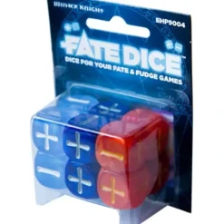 Dice<Fate Core RPG: Fate Dice - Dresden Files Winter Knight (12) EHP 9004 - Miniature Marvels: Airplane Models & Painted Dice
