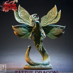Miniature<Fearie Dragon - Miniature Marvels: Airplane Models & Painted Dice