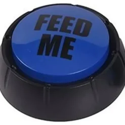 Egpull<FEED ME BUTTON - When simply speaking is too much effort! Lazy Kitchen Gag Joke - Miniature Marvels: Airplane Models & Painted Dice