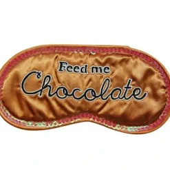 Egpull<Feed Me Chocolate Sleeping Mask - Sleep Eye Blindfold Soft EyeMask - Miniature Marvels: Airplane Models & Painted Dice