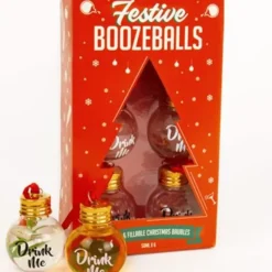 Egpull<Festive Boozeballs - 6PK Christmas Ornament Shot Glass Party Decorations - Miniature Marvels: Airplane Models & Painted Dice