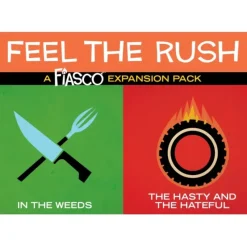 Role-playing Game<Fiasco: Feel the Rush Expansion Pack BPG 105 - Miniature Marvels: Airplane Models & Painted Dice