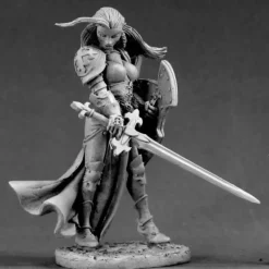Miniature<Finari, Crusader (54mm) RPR 01447 - Miniature Marvels: Airplane Models & Painted Dice
