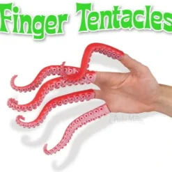 Egpull<Finger Tentacles (Set of 5) Octopus Sea Creature Hand Puppet Toy - Archie McPhee - Miniature Marvels: Airplane Models & Painted Dice