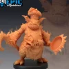 Miniature<Fishfolk Tavern Cook - Miniature Marvels: Airplane Models & Painted Dice