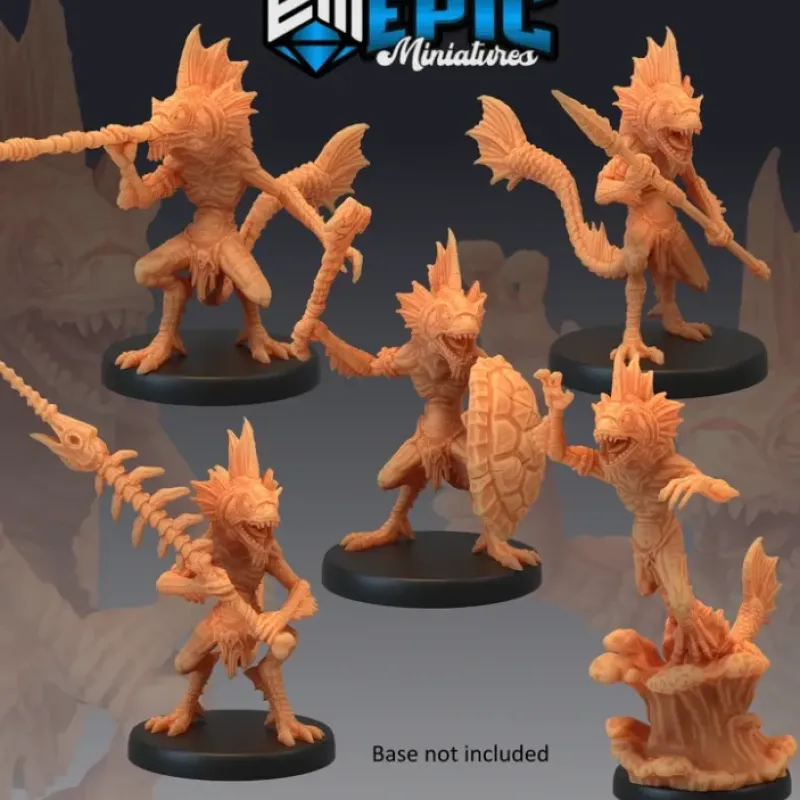 Miniature<Fishfolks - Miniature Marvels: Airplane Models & Painted Dice