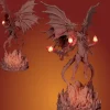 Miniature<Flame Demon - Miniature Marvels: Airplane Models & Painted Dice