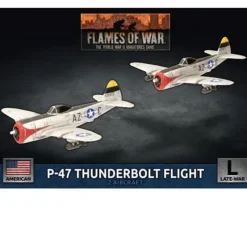 Shop All*Flames of War -USA: P-47 Thunderbolt Fight - Miniature Marvels: Airplane Models & Painted Dice