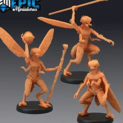 Miniature<Fly Demons - Miniature Marvels: Airplane Models & Painted Dice