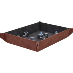 Dice<Foldable Dice Rolling Tray - Ruby - Miniature Marvels: Airplane Models & Painted Dice