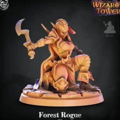 Miniature<Forest Rogue - Miniature Marvels: Airplane Models & Painted Dice