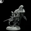Miniature<Forsaken Soul Charging - Miniature Marvels: Airplane Models & Painted Dice