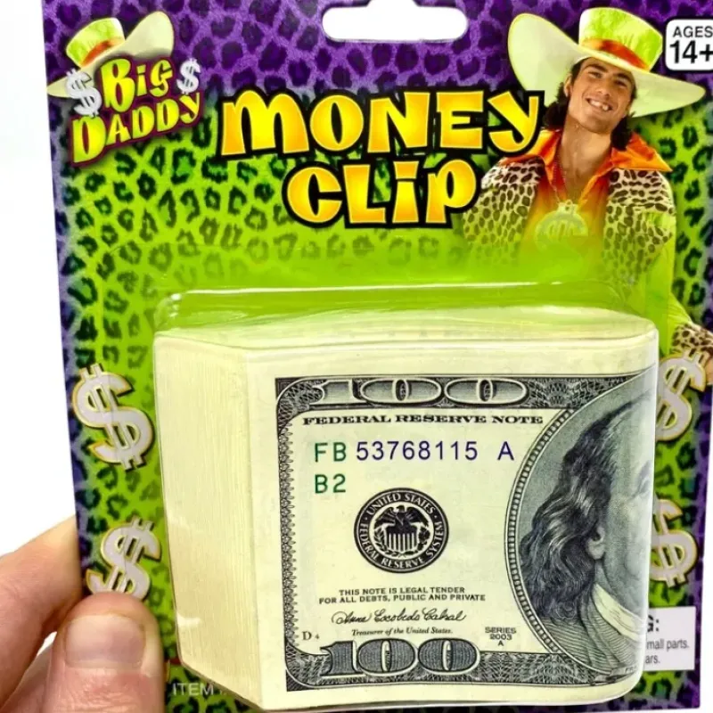 Egpull<Forum Novelties - Big Daddy Bill Money Clip Pimp Dress Up Halloween Costume Prop - Miniature Marvels: Airplane Models & Painted Dice