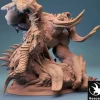 Miniature<Frost Behemoth - Miniature Marvels: Airplane Models & Painted Dice