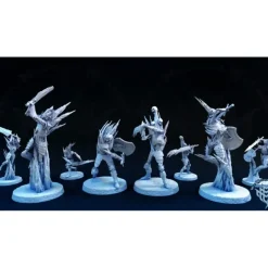 Miniature<Frost Bitten Berserker - Miniature Marvels: Airplane Models & Painted Dice