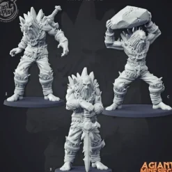 Miniature<Frost Giants - Miniature Marvels: Airplane Models & Painted Dice