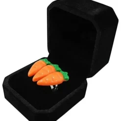 Egpull<Funny 3 Carrot Karat Engagement Ring In Box - Wedding Practical Joke Gag Prank - Miniature Marvels: Airplane Models & Painted Dice