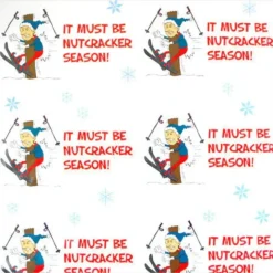Egpull<Funny Holiday Season Wrapping paper to the BALLS - NUTCRACKER - Miniature Marvels: Airplane Models & Painted Dice