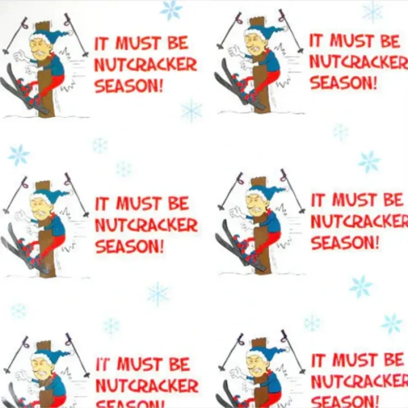 Egpull<Funny Holiday Season Wrapping paper to the BALLS - NUTCRACKER - Miniature Marvels: Airplane Models & Painted Dice