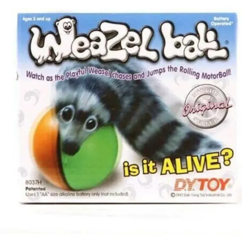 Egpull<FURRY WEASEL BALL - Weazel Cat Dog Child Play Toy - Funny GaG Novelty - Miniature Marvels: Airplane Models & Painted Dice