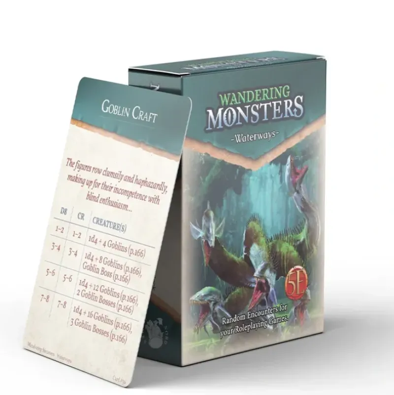 Shop All*Game Master's Toolbox: Wandering Monster Deck - Wilderlands NRG 1013 - Miniature Marvels: Airplane Models & Painted Dice