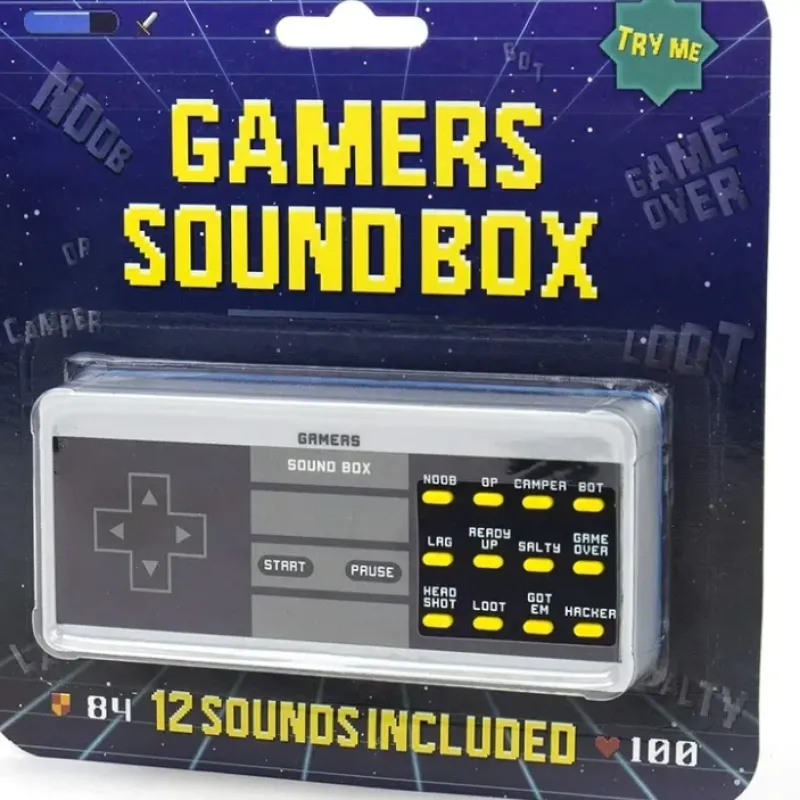 Egpull<Gamers Handheld Sound Box - Retro Gaming 12 Sounds Video Game Player Noise Maker - Miniature Marvels: Airplane Models & Painted Dice