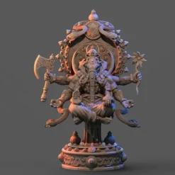 Miniature<Ganesha - Miniature Marvels: Airplane Models & Painted Dice