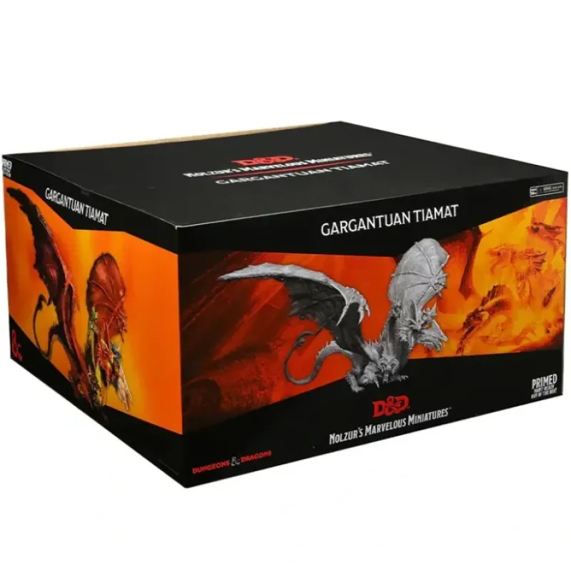 Miniature<Gargantuan Tiamat Unpainted: D&D Nolzur's Marvelous Miniatures WZK 90394 - Miniature Marvels: Airplane Models & Painted Dice