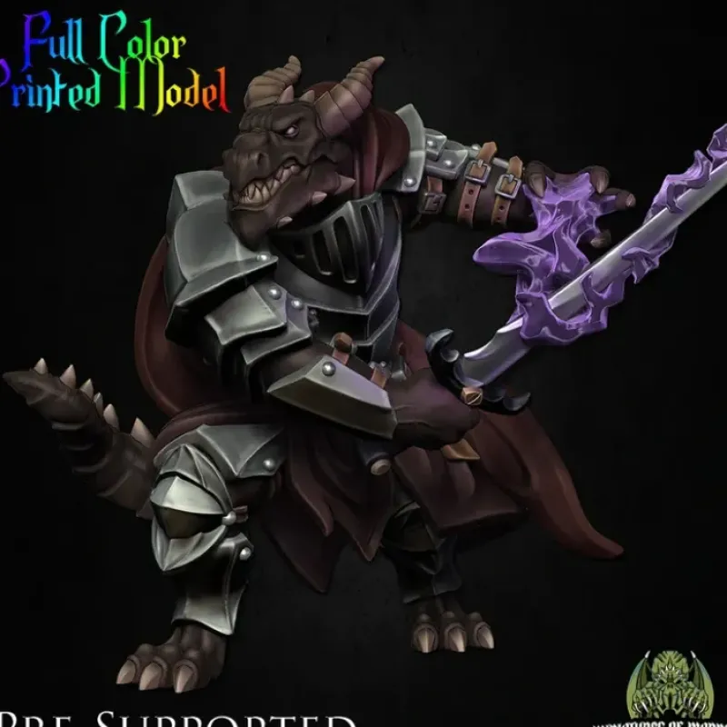 Miniature<Gargax Darkoat - Miniature Marvels: Airplane Models & Painted Dice