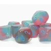 Dice<Gel Green-Pink / Blue Luminary: Gemini d10 Dice Set (10's) D10S CHX 26264 - Miniature Marvels: Airplane Models & Painted Dice