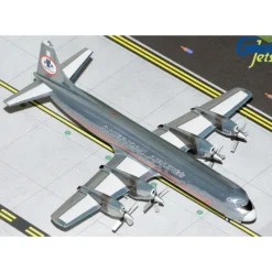 Airplane Model*Gemini Jets G2AAL1026 1:200 American Airlines Lockheed L-188 - Miniature Marvels: Airplane Models & Painted Dice