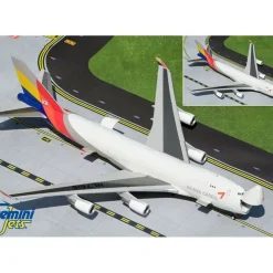 Airplane Model*Gemini Jets G2AAR991 1:200 Asiana Cargo Boeing 747-400F (Interactive) - Miniature Marvels: Airplane Models & Painted Dice