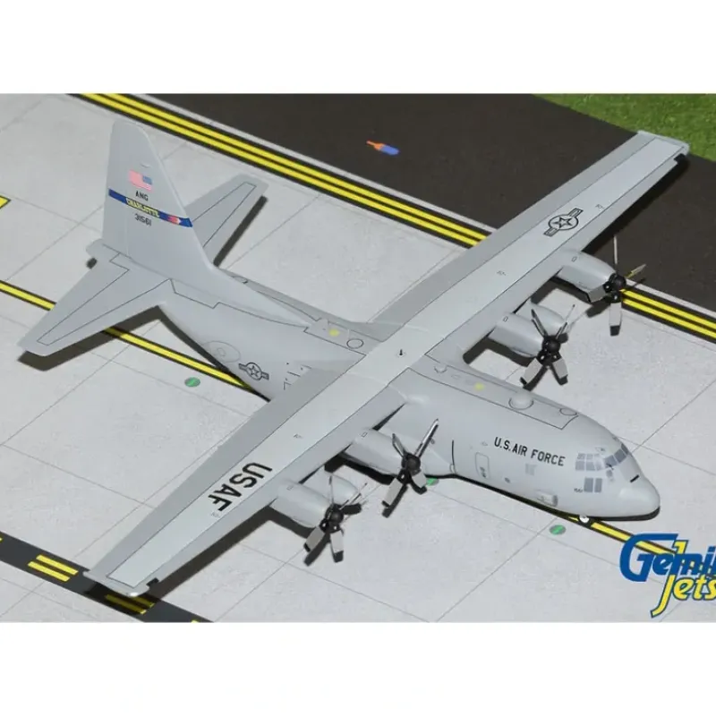 Airplane Model*Gemini Jets G2AFO1153 1:200 USAF Lockheed C-130J #31561 "North Carolina ANG" - Miniature Marvels: Airplane Models & Painted Dice