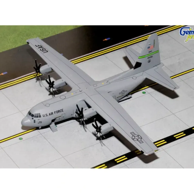 Airplane Model*Gemini Jets G2AFO569 1:200 USAF Lockheed C-130J #48152 "CA ANG CHANNEL ISLANDS" - Miniature Marvels: Airplane Models & Painted Dice
