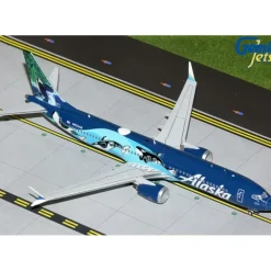 Airplane Model*Gemini Jets G2ASA1089 1:200 Alaska Boeing 737 MAX 9 - Miniature Marvels: Airplane Models & Painted Dice