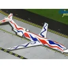 Airplane Model*Gemini Jets G2BNF1220 1:200 Braniff International Airways Boeing 727-200 N408BN Calder Bicentennial - Miniature Marvels: Airplane Models & Painted Dice