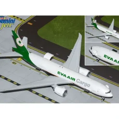 Airplane Model*Gemini Jets G2EVA950 1:200 EVA Air Cargo Boeing 777-200LRF (Interactive) - Miniature Marvels: Airplane Models & Painted Dice