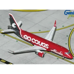 Airplane Model*Gemini Jets GJASA2250 1:400 Alaska Airlines ERJ-175LR Horizon Air N661QX "Washington State Univ. "Go Cougs"" - Miniature Marvels: Airplane Models & Painted Dice