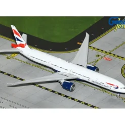 Airplane Model*Gemini Jets GJBAW2118 1:400 British Airways Boeing 777-300ER G-STBH - Miniature Marvels: Airplane Models & Painted Dice