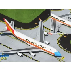 Airplane Model*Gemini Jets GJCKS1999F 1:400 Kalitta Air Boeing 747-400F(BCF) (Flaps Down) - Miniature Marvels: Airplane Models & Painted Dice